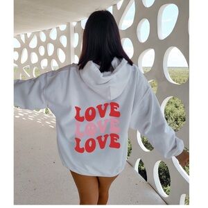Graphic And Stylish “Love” Hoodie